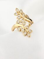 French Style Gold Stud Earrings for Women, Elegant Minimalist Design, Luxury Jewelry Gift