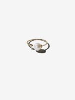 Custom Pearl Ring for Women, French Niche Design, Elegant Luxury Adjustable Band, Minimalist High-End Jewelry Gift